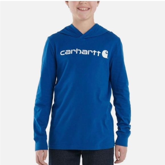 Carhartt Other - Carhartt Signature Graphic Hooded T-Shirt - Long Sleeve (For Big Boys)